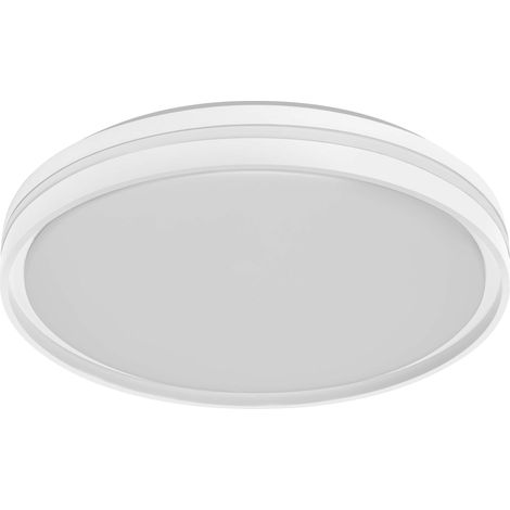 OSRAM ORBIS Noemi Plafonnier LED 480mm, 36W, 3000K blanc chaud, Click-DIM, Blanc, Métal avec anneau en plastique