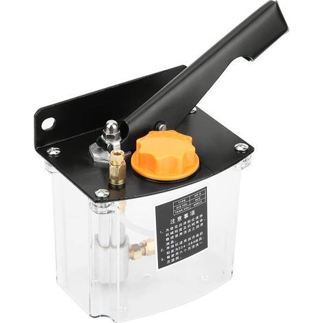 HP-5L Manual Lubrication Pump, Left-Hand Operated, 650CC, for CNC Machine Tools (1/5)