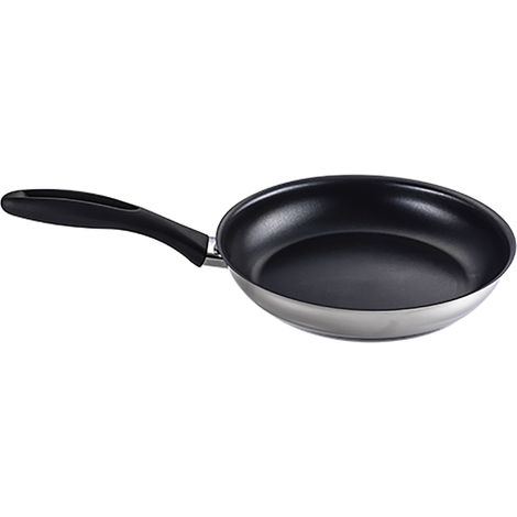 FAGOR Inoxtherm Poêle à Frire Induction 28 cm Acier Inoxydable, Antiadhésif Écologique sans PFOA Argent (1/5)