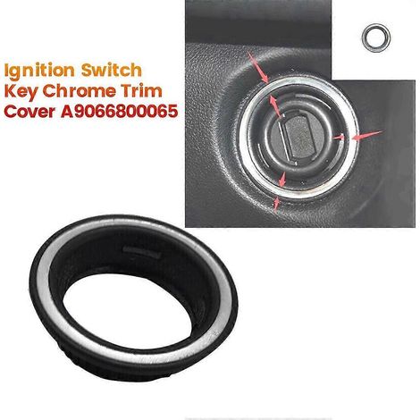 Zündschalter-Chromabdeckung A9066800065 für Mercedes-Benz W164 W212 R172 W639 X204 Zündschalter