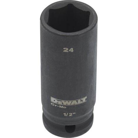 DEWALT Steckschlüssel Lang 24mm 1/2 schlagfest (1/2)
