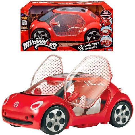 Miraculous Ladybug Car - Ladybug's Volkswagen e-Beetle - Bandai (1/5)