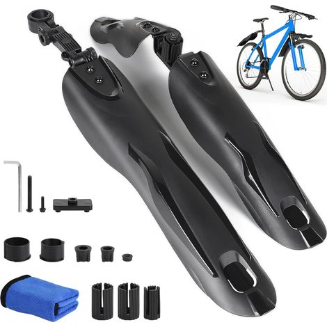 Fahrradschutzbleche für 24/25/26/27/28/29 Zoll Fahrräder, Vorder- und Hinterradschutzbleche für Gravel- und Mountainbikes, Fahrradschutzblech mit Handtuch