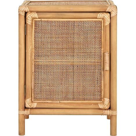 Mesita Auxiliar Abeto Ratan 46X35X60 1 Puerta (1/5)