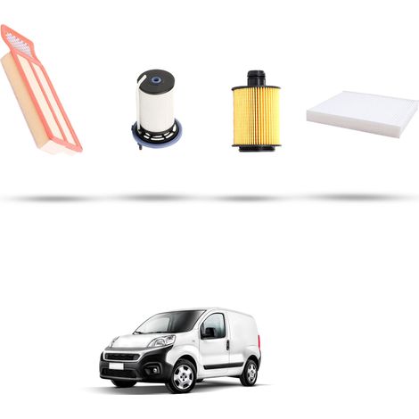 Kit tagliando 4 filtri compatibile con Fiat Fiorino 1.3 Multijet 59kw dal 2015 (1/5)