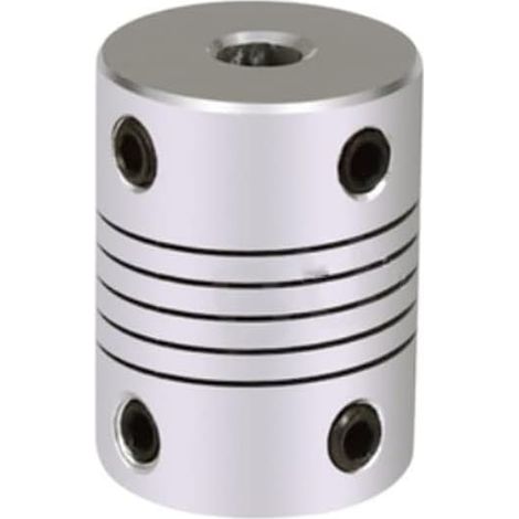 1 accouplement d'arbre moteur 3/4/5/6/6,35/7/8/10 mm flexible OD 19x25 (5x5)