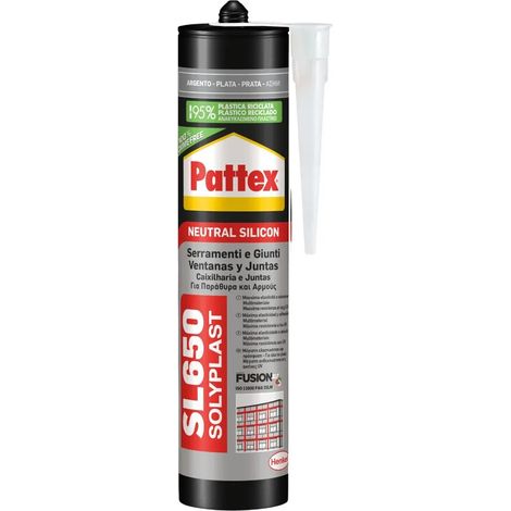 PATTEX SL 650 VENTANAS Y JUNTAS CART. 300 ML - PLATA - IMPREX