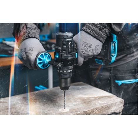 Perceuse à percussion sans fil Hogert HT2E224-0PD 18 V (sans batterie et chargeur)