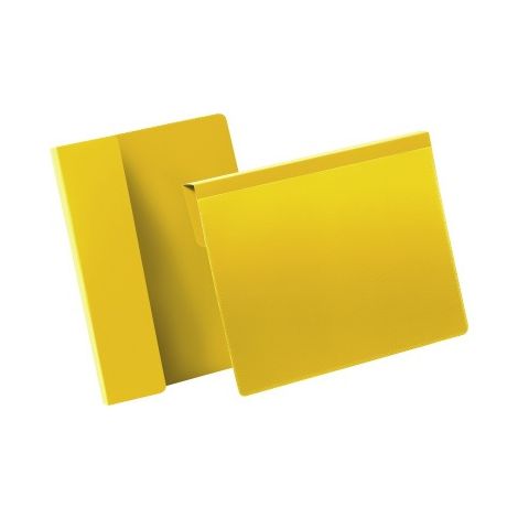 DURABLE Kennzeichnungstaschen mit Falz A5 quer 50 St. gelb