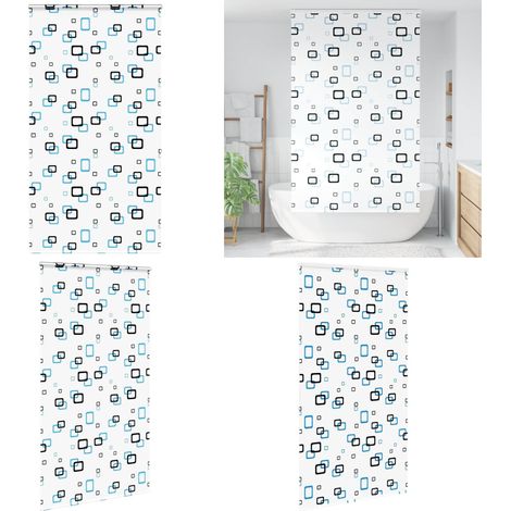 vidaXL Store enrouleur de douche avec cassette largeur du tissu 126 cm (1/5)