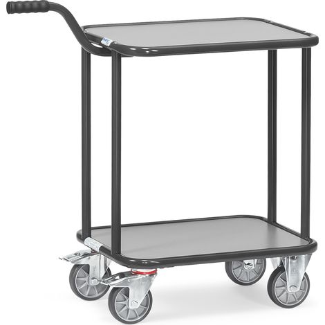 Griffroller L600xB450mm 2 Holzwerkstoffplattformen grau Gesamt-Trgf.250 kg FETRA (1/3)