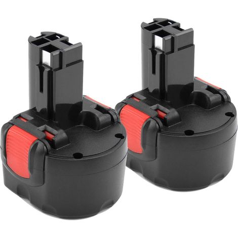 2 pièces 4.8Ah Ni-MH pour Batterie Bosch 9.6V BAT048 PSR 960 BAT100 BAT119 BPT1041 2607335272 2607335461 GSR 9,6 VE-2 GSR 9,6-2 23609 32609 -RT (1/5)