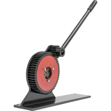 Máquina prensadora de tubos, operación manual, construcción duradera, color negro. (1/2)