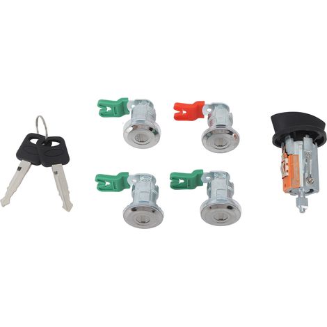 Fydun Cylindre D'allumage 703369 avec 4 Cylindres de Serrure de Porte et 2 Clés de Remplacement pour Econoline E150 E250 E350. (1/5)