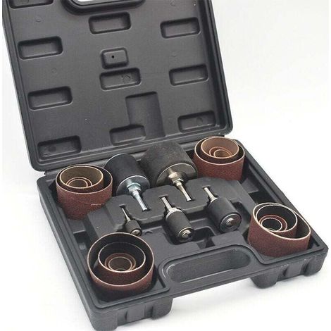 25pcs Manchons abrasifs Rouleaux Ponçage Manches, XU,papier de verre embouts abrasifs pour ponceuse abrasif - KZQ (1/4)