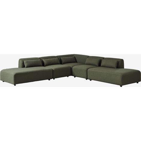 Sofá modular esquinero de 5 piezas con doble diván Fogler SKLUM             