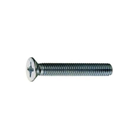 VITI PER METALLO 4.8 TESTA SVASATA PIANA- - ø mm.4x10 - 1000 pezzi AMBROVIT