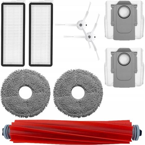 Juego de cepillos, filtros, mopas y bolsas para Roborock Q Revo Pro / S / MaxV / Pro (1/5)