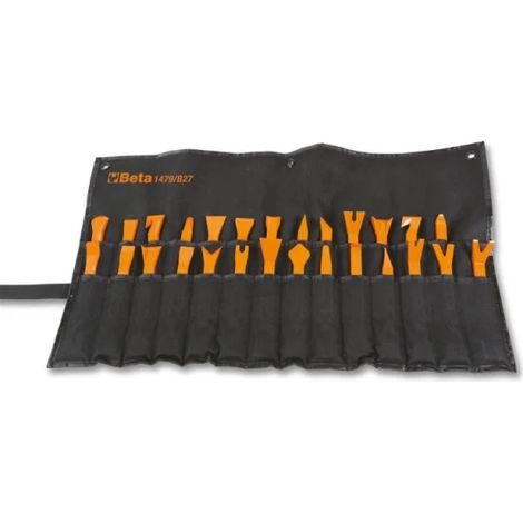 Beta 1479/B27 Nylon-Werkzeugset für Kunststoffreparaturen und Dichtungen 27-teilig (1/3)