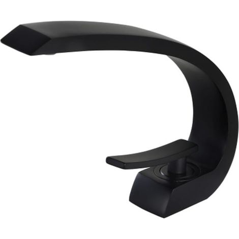 Waschtischarmatur Mattschwarz 19 cm (1/5)
