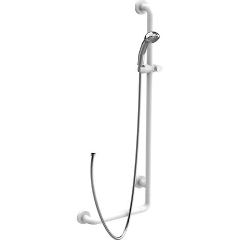Maniglia di sicurezza con saliscendi e doccino per bagni disabili e terza eta, goman (1/3)