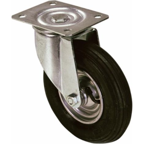Ruota pneumatica Ø 260mm con supporto girevole (1/2)
