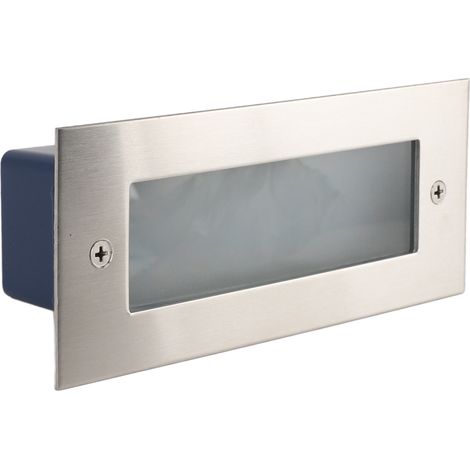 LED-Treppenleuchte für den Innen- und Außenbereich, wasserdicht, aus Aluminiumlegierung, Einbau-Treppenwandleuchte, 85–265 V (1/5)