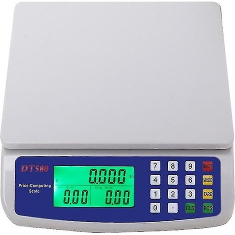 Balance électronique numérique de précision 30 kg/1 g avec écran LCD - Précision de pesée (1/5)