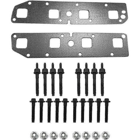Kit de joint et de boulons de collecteur d'échappement compatible avec Dodge Ram 5.7L HEMI 2003-2008, Chrysler et Jeep (1/5)