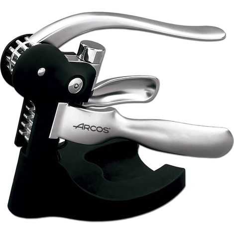 Tire-bouchon Arcos Forza 604100 avec mango alliage de zinc avec boîte cadeau.
