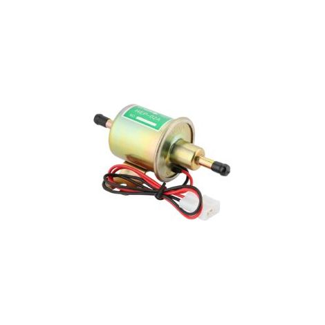 Pompe à carburant électrique basse pression 12V Débit 70 L/h Pression 3-6 PSI Aluminium durable Kit d'installation inclus - HEP02A
