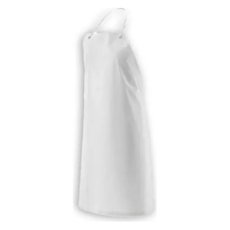 E481P Grembiule PVC bianco 75x110 cm taglia unica