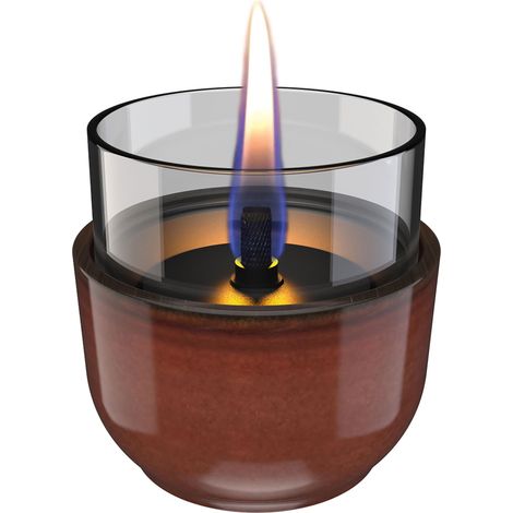 Candela Violet 8 Reactive Glaze Ambra da tavolo ricaricabile TenderFuel