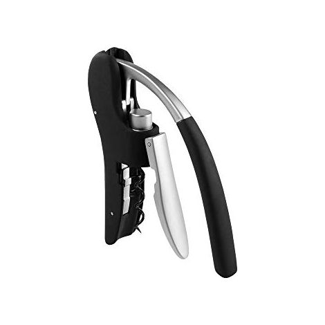 Leopold Vienna LV01623 Mini Octopus Cavatappi Apertura Facile e Veloce con Design Ergonomico e Spirale di Ricambio colore Nero (1/4)
