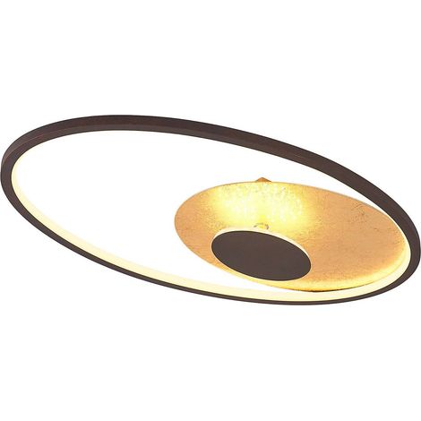 Lindby LED 'Feival' in Marrone da Metallo (1/5)