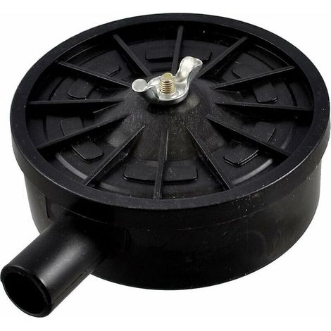 Crezuo Luftkompressorfilter, geräuscharme Filtration, 20-mm-Außengewinde, Schwarz