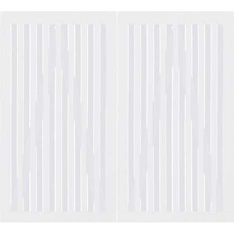 Plus Doppeltor Nagano 200 x 180 cm RAL 9010 Weiß