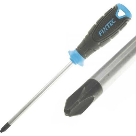 Tournevis cruciforme PH2 - 100 mm - Fixtec (1/4)