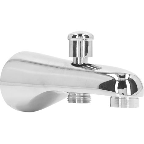 Robinet De Baignoire - Embout En Laiton G1/2 - Forme Demi-Cercle - Installation Encastrée - Avec Sélecteur De Flux - 1 Pièce