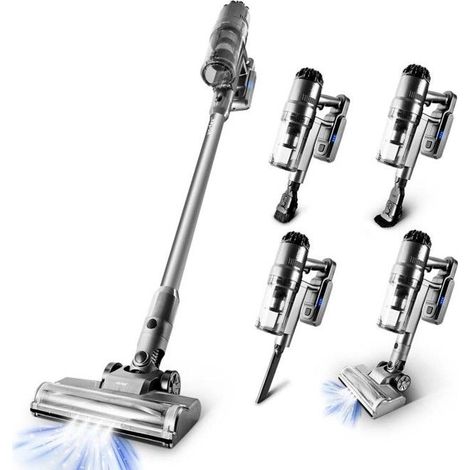 Vortex - Aspirateur Balai Sans Fil - 135w - Autonomie 45min - Filtre Hepa - 2 Modes D'aspiration (1/5)