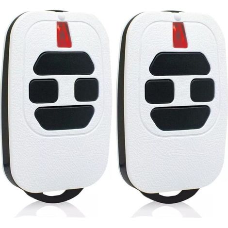 Lot de 2 Telecommande Portail 433,92MHz Compatible avec GTI2/4, GT2/4, Mio TR2/4, Mio TR2N/4N Télécommande pour Porte de Garage(White) (1/4)
