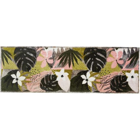 Paillasson extérieur et intérieur - 50 x 150 cm Jungle multicolore (1/4)
