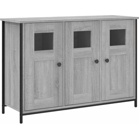 Sideboard Grey Sonoma 100x35x70 cm Engineered Wood vidaXL (1/5)