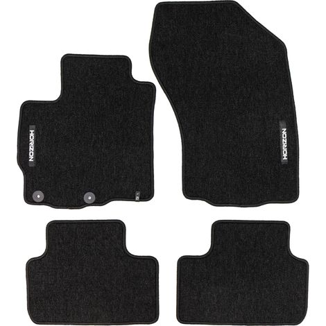 Tapis de Sol de Voiture pour Citroen C4 Aircross 2012-2017 Velours Noir 4Pcs (1/5)