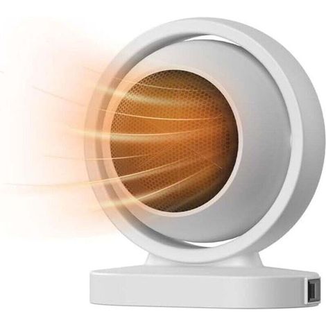 Chauffage Soufflant Électrique 500W – Portable et Silencieux pour Bureau (1/4)