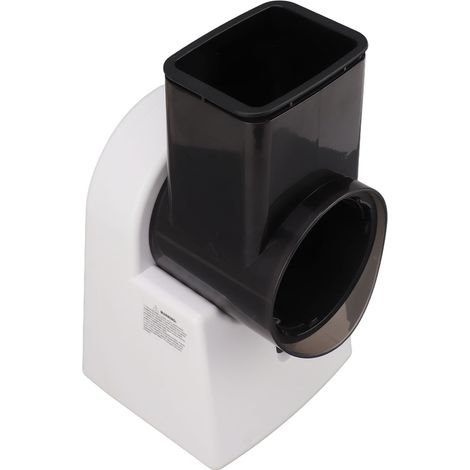 Râpe électrique blanche multifonctionnelle, rapide et facile à utiliser, pour pommes de terre, légumes et carottes. (1/5)