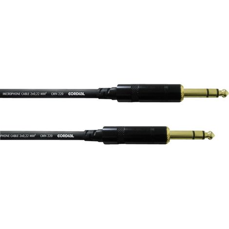 Cordial CFM3VV Klinke Instrumenten Kabel [1x Klinkenstecker 6.35 mm - 1x Klinkenstecker 6.35 mm] 3.0