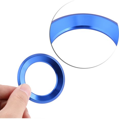 Volant Garniture Anneau Décoratif Bleu pour Skoda Octavia A7 A5 Rapid Fabia Superb 2012-2016, Protection anti-rayures, Kit intérieur, Accessoire auto (1/5)