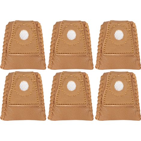 Sewing Fingertip Sleeve Leather Brass Finger Protector Handcraft Supplies Accessory (1/5)
