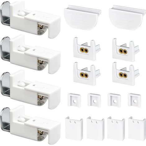 Ensemble de 18 accessoires de fixation pour stores enrouleurs/vénitiens, code de suspension, accessoires pour rideaux et stores plissés (1/5)